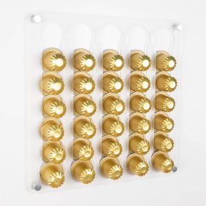 Frosted Clear Nespresso 30 Pod Holder - Magnetic
