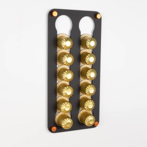 Black Nespresso 12 Pod Holder - Magnetic