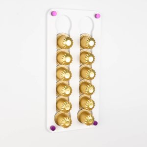 White Aldi 10 Pod Holder - Magnetic